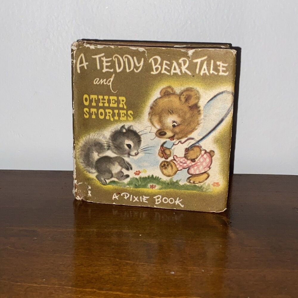 Vintage A Teddy Bear And Other Stories by Pixie Book By Miriam Dixon USA